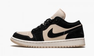 Nike Air Jordan 1 Low 'Black Guava Ice' Naisten Kengät Mustat | 482XOTVEC