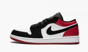 Nike Air Jordan 1 Low 'Black Varvas' Miesten Kengät Valkoinen Mustat | 657SLUYVM