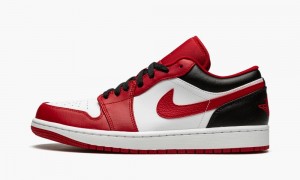 Nike Air Jordan 1 Low 'Bulls' Miesten Kengät Mustat Valkoinen Punainen | 158WAOHDJ