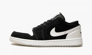 Nike Air Jordan 1 Low 'Diamond' Miesten Kengät Valkoinen Mustat | 460BKHITN