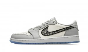 Nike Air Jordan 1 Low 'Dior' Miesten Kengät Harmaat | 723FYCUZA