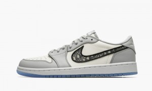 Nike Air Jordan 1 Low 'Dior' Miesten Kengät Harmaat | 459WGEKZC