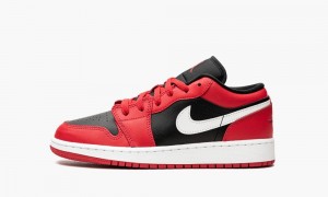 Nike Air Jordan 1 Low GS 'Black / Very Berry' Lasten Kengät Mustat Valkoinen Punainen | 532LGTHUK