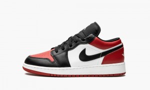 Nike Air Jordan 1 Low GS 'Bred Varvas' Lasten Kengät Punainen Valkoinen Mustat | 358GOIYWT