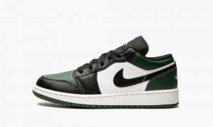 Nike Air Jordan 1 Low GS 'Green Varvas' Lasten Kengät Vihreä Valkoinen Mustat | 408JWYHTD