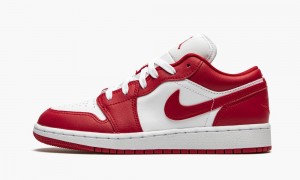Nike Air Jordan 1 Low GS 'Gym Red/White' Lasten Kengät Punainen Punainen | 376FHJCAL