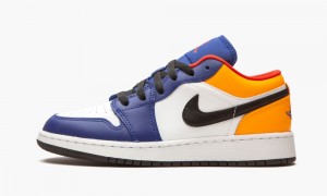 Nike Air Jordan 1 Low GS 'Royal Yellow' Lasten Kengät Laivastonsininen Valkoinen Keltainen | 873SZRVXF