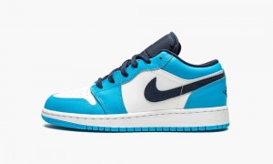 Nike Air Jordan 1 Low GS 'UNC' Lasten Kengät Valkoinen Sininen Obsidian | 725CXJQUT