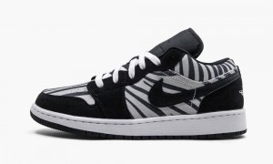 Nike Air Jordan 1 Low GS 'Zebra' Lasten Kengät Mustat Valkoinen | 039MGBLHN