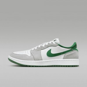Nike Air Jordan 1 Low G Naisten Kengät Harmaat Valkoinen Vihreä | 264INPZCF