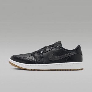 Nike Air Jordan 1 Low G Naisten Kengät Mustat | 160WEZAIJ