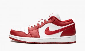Nike Air Jordan 1 Low 'Gym Red' Miesten Kengät Punainen Valkoinen | 451KVCTIO