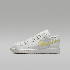 Nike Air Jordan 1 Low Lasten Kengät Valkoinen | 652ASDFKX
