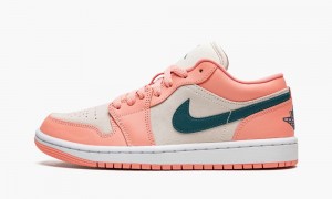 Nike Air Jordan 1 Low 'Light Madder Root' Naisten Kengät Tummanturkoosi Vihreä | 823ILXNHR