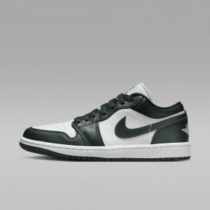 Nike Air Jordan 1 Low Miesten Kengät Syvä Vihreä Valkoinen | 126AOMZDT