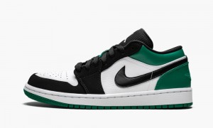 Nike Air Jordan 1 Low 'Mystic Green' Miesten Kengät Valkoinen Mustat Vihreä | 087DLGZSA