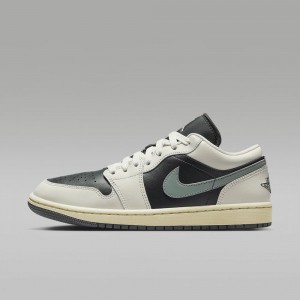 Nike Air Jordan 1 Low Naisten Kengät Tummanharmaat Ruskea | 234ZXWICR