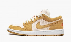 Nike Air Jordan 1 Low SE 'Corduroy & Mokka' Naisten Kengät Ruskea Valkoinen | 643SICQRY