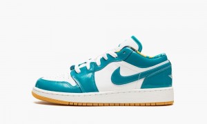 Nike Air Jordan 1 Low SE GS 'Barcelona' Lasten Kengät Turkoosi Valkoinen | 781TJWPZV