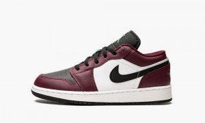 Nike Air Jordan 1 Low SE GS 'Dark Beetroot Roma Green' Lasten Kengät Mustat Vihreä | 178NOEACI