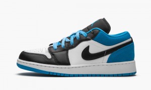 Nike Air Jordan 1 Low SE GS 'Laser Blue' Lasten Kengät Mustat Sininen Valkoinen | 071KCWLOU