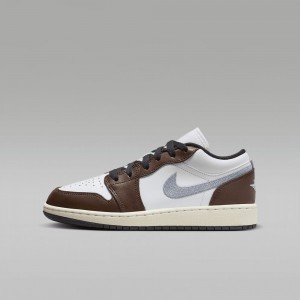 Nike Air Jordan 1 Low SE Lasten Kengät Valkoinen Suklaa | 172FGROUB