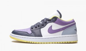 Nike Air Jordan 1 Low SE 'Mismatched Purple / Magenta' Naisten Kengät Sininen Valkoinen | 920OCGYUP