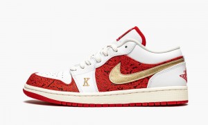 Nike Air Jordan 1 Low SE 'Spades' Miesten Kengät Valkoinen Metal Kultaiset | 238CJDPEU