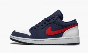 Nike Air Jordan 1 Low SE 'USA' Miesten Kengät Laivastonsininen Punainen Valkoinen | 685HSZIUP