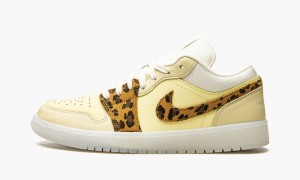 Nike Air Jordan 1 Low 'SNKRS Day' Naisten Kengät Valkoinen Keltainen Leopardi | 523KONJRL