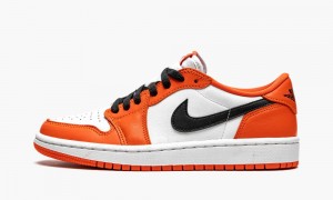 Nike Air Jordan 1 Low 'Starfish' Naisten Kengät Valkoinen Mustat Oranssi | 745GQYDPW