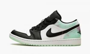 Nike Air Jordan 1 Low 'Tie-Dye' Miesten Kengät Mustat Valkoinen Sininen | 563XRYHFU