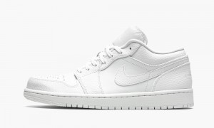 Nike Air Jordan 1 Low 'Triple White' Miesten Kengät Valkoinen | 163ZWDXVG