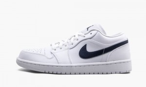 Nike Air Jordan 1 Low 'White / Obsidian' Miesten Kengät Valkoinen Obsidian Valkoinen | 342XIYQNO