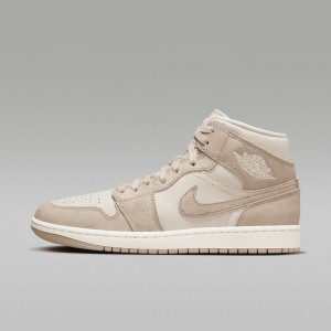 Nike Air Jordan 1 MID SE Naisten Kengät Beige | 634GQNWBI