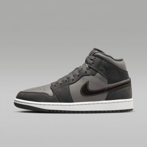 Nike Air Jordan 1 MID SE Naisten Kengät Syvä Harmaat | 402DYEWZS