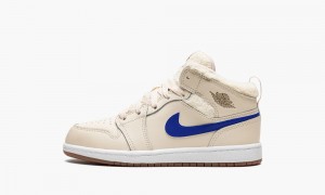 Nike Air Jordan 1 MID UTL (PS) Lasten Kengät Valkoinen Sininen | 213HKGXQE
