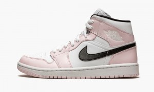 Nike Air Jordan 1 Mid 'Barely Rose' Naisten Kengät Vaaleanvioletit Mustat Valkoinen | 719BALOHT