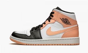 Nike Air Jordan 1 Mid 'Crimson Tint' Miesten Kengät Punainen Valkoinen Mustat | 196UNTDXJ