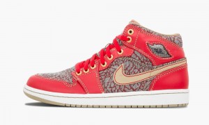 Nike Air Jordan 1 Mid 'Denim Pack' Miesten Kengät Punainen | 123XLMRDH