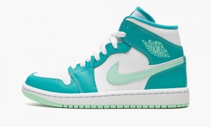 Nike Air Jordan 1 Mid Naisten Kengät Turkoosi Minttu Valkoinen | 678MQBRFX