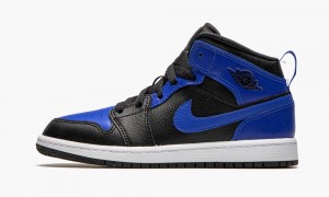 Nike Air Jordan 1 Mid PS 'Hyper Royal / Black' Lasten Kengät Mustat Kuninkaallinen Sininen Valkoinen | 784QRSVPW