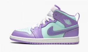 Nike Air Jordan 1 Mid PS 'Purple Pulse / Glacier Blue' Lasten Kengät Violetit | 426YVJSDC