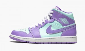 Nike Air Jordan 1 Mid 'Purple Pulse / Glacier Blue' Miesten Kengät Violetit | 021LMBUQV