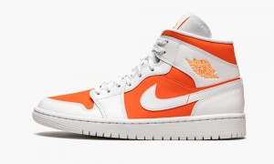 Nike Air Jordan 1 Mid SE 'Bright Citrus' Naisten Kengät Vaaleanoranssi Valkoinen | 746ATBHRZ