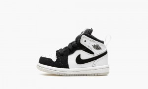 Nike Air Jordan 1 Mid SE (TD) 'Diamond' Lasten Kengät Valkoinen Mustat | 318NZSFDV