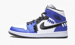 Nike Air Jordan 1 Mid 'Sisterhood - Game Royal' Naisten Kengät Kuninkaallinen Sininen Mustat Valkoinen | 812UTMCQV
