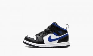 Nike Air Jordan 1 Mid TD 'Game Royal' Lasten Kengät Valkoinen Sininen Mustat | 057OQAKZT