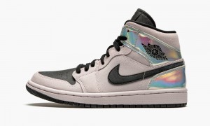 Nike Air Jordan 1 Mid W 'Iridescent' Naisten Kengät Pinkki Mustat Monivärinen | 541LGQRJF