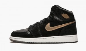 Nike Air Jordan 1 RET Hi Prem HC Lasten Kengät Mustat Vaaleanbeige | 721XBDIFG